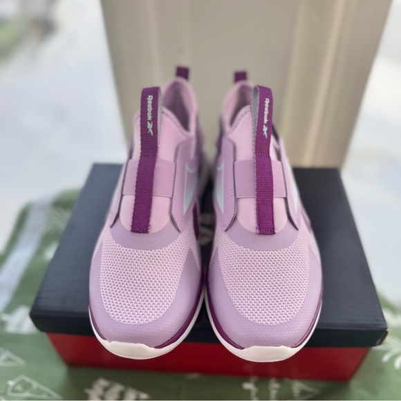 Reebok Lite Spinner Big Kid Girls Sneakers Color: Orchid Bloom Size: 7M Slip Ons - Picture 3 of 8